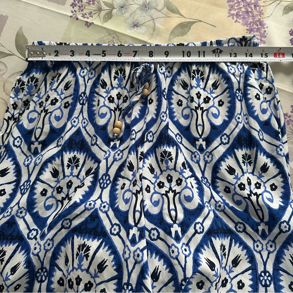 Haute Hippie Wide Leg High Rise Pull On Bohemian Pants M - Picture 5 of 8